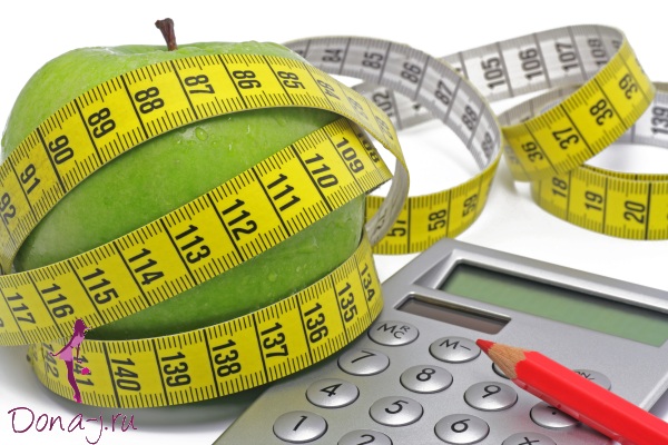 Калькулятор калорий для похудения