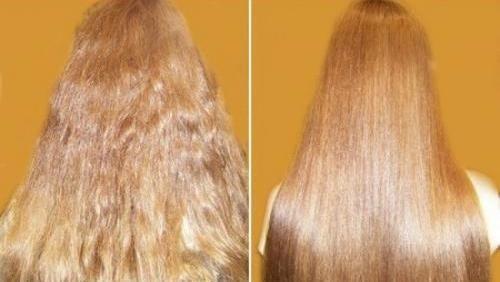 Эффект от ламинирования волос