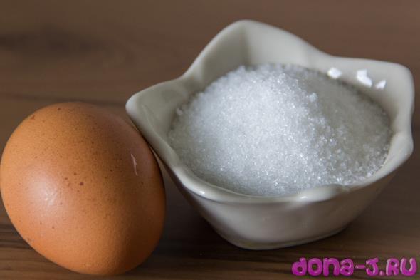 Сахарный скраб для лица с яйцом
